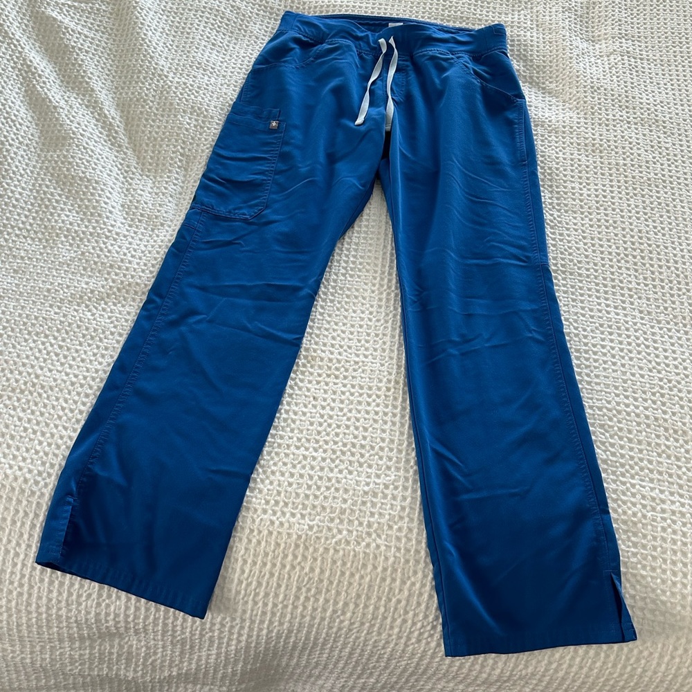 Figs Scrub Pants Kade Royal Blue Size Medium